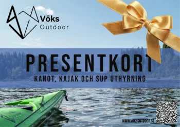 Presentkort för kanot, kajak och SUP